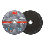 3M 87452 Silver Depressed Center Grinding Wheel 36+ T27 9 in x 1/4 in x 7/8 in (7010410647) (20 Pack)
