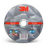 3M 87469 Silver Cut-Off Wheel, 36+, T1, 6 in x 0.045 in x 7/8 in (7010412152) (25 Pack)