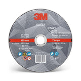 3M 87471 Silver Cut-Off Wheel 36+ T1 7 in x 0.045 in x 7/8 in (7010414998) (50 Pack)