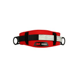 3M 1091013 PROTECTA Tongue Buckle Positioning Belt with Hip Pad, 2 Side D-Rings, Red, Small (7012815160) - 2