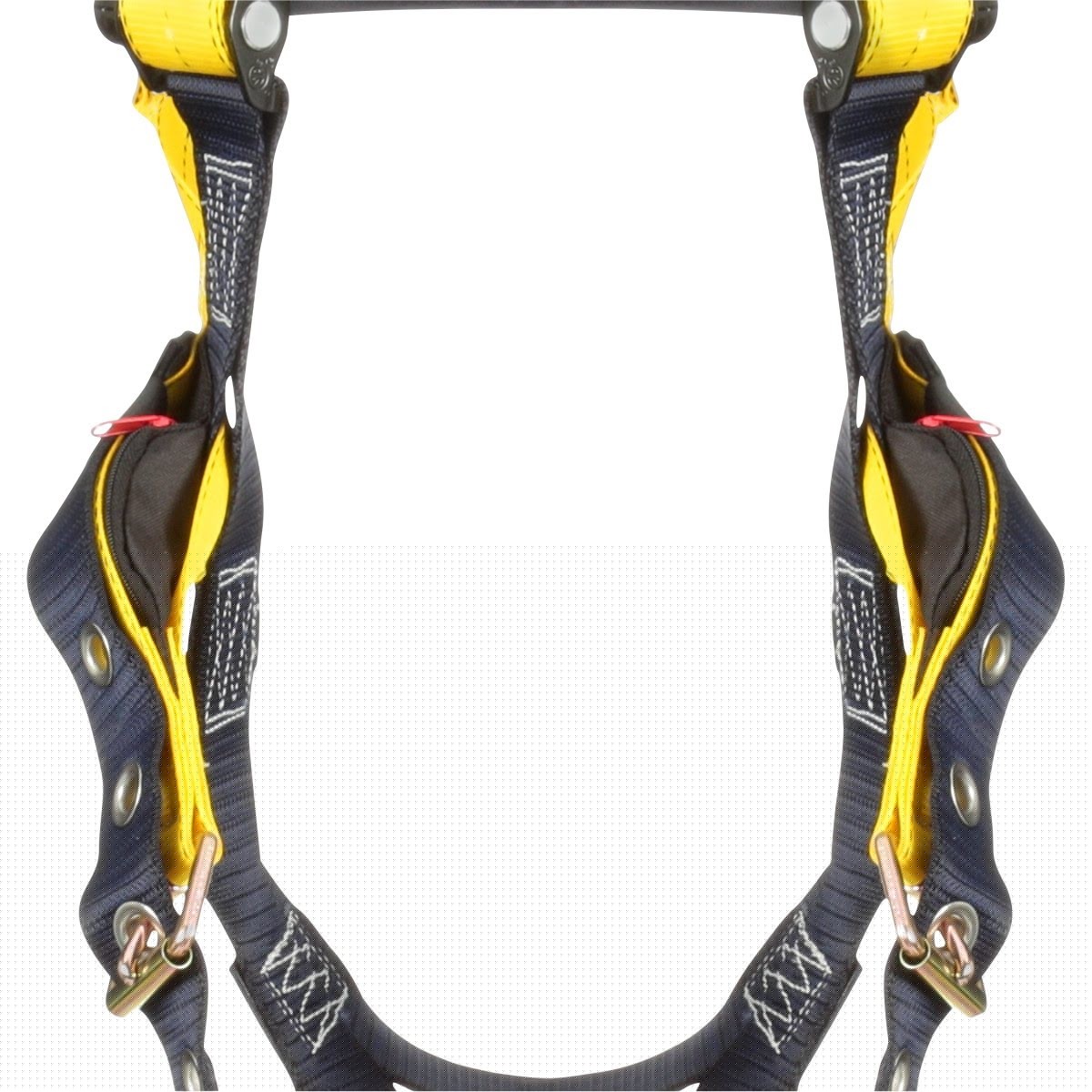 3M 1110605 DBI-SALA Delta Vest-Style Safety Harness, Small, Yellow, Back D-Ring, Tech-Lite Quick Connect (7012815719) - 4