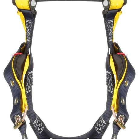 3M 1110605 DBI-SALA Delta Vest-Style Safety Harness, Small, Yellow, Back D-Ring, Tech-Lite Quick Connect (7012815719) - 4
