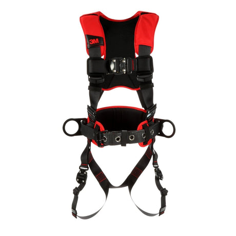 3M 1161203 PROTECTA Comfort Construction Positioning Safety Harness, Black, 2X-Large (7012816601)