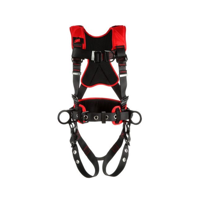 3M 1161226 PROTECTA P200 Comfort Construction Climbing Positioning Safety Harness, Black, Small (7012816627)