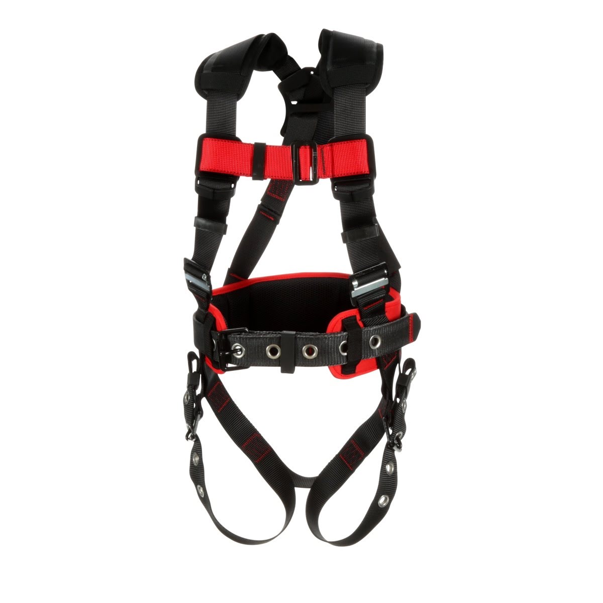 3M 1161300 PROTECTA P200 Construction Style Safety Harness, Black, Small (7012816636) - 2
