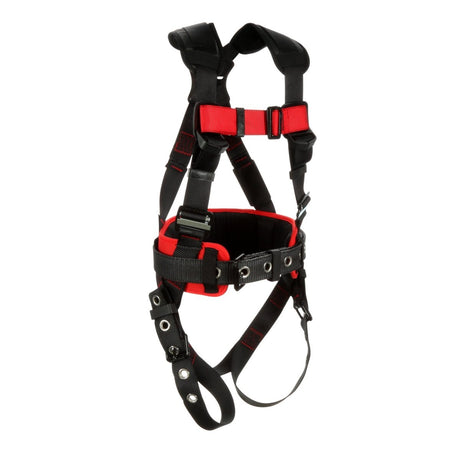 3M 1161300 PROTECTA P200 Construction Style Safety Harness, Black, Small (7012816636) - 3