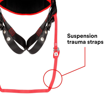 3M 1161431 PROTECTA Comfort Vest Style Climbing Safety Harness, Black, X-Large (7012816710) - 2