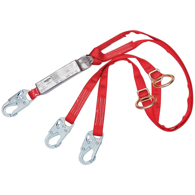 3M 1342200 Protecta Tie-Back 100% Tie-Off Web Shock-Absorbing Lanyard, 6 ft (7012817406)