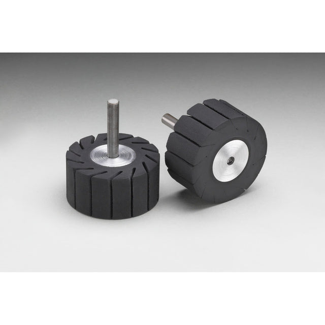 3M 77720 Rubber Slotted Expander Wheel, 2 in x 1 in 1/4 Diameter Shank (7100000272)