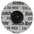 3M XL-UR Scotch-Brite Roloc EXL Unitized Wheel, 2A Medium, TR, 3 in (7100000858) (40 Pack)