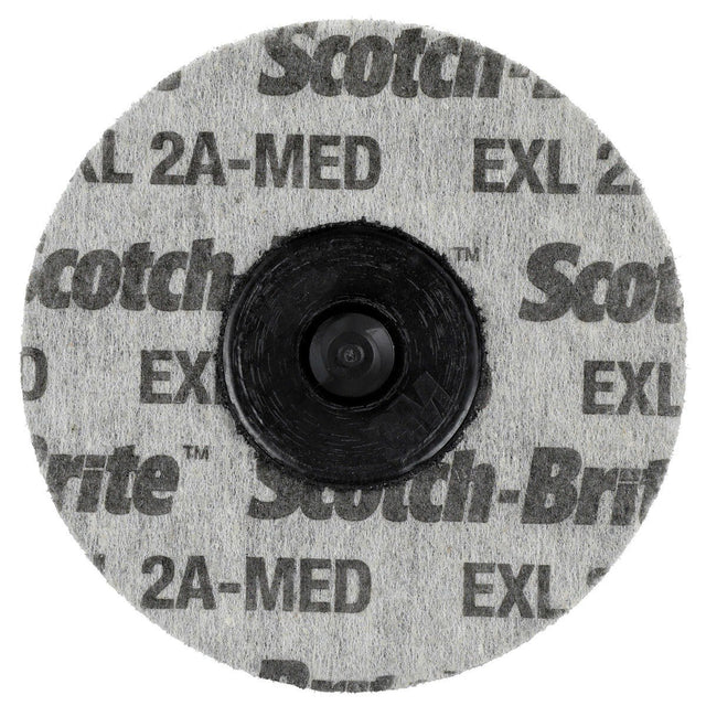 3M XL-UR Scotch-Brite Roloc EXL Unitized Wheel, 2A Medium, TR, 3 in (7100000858) (40 Pack)