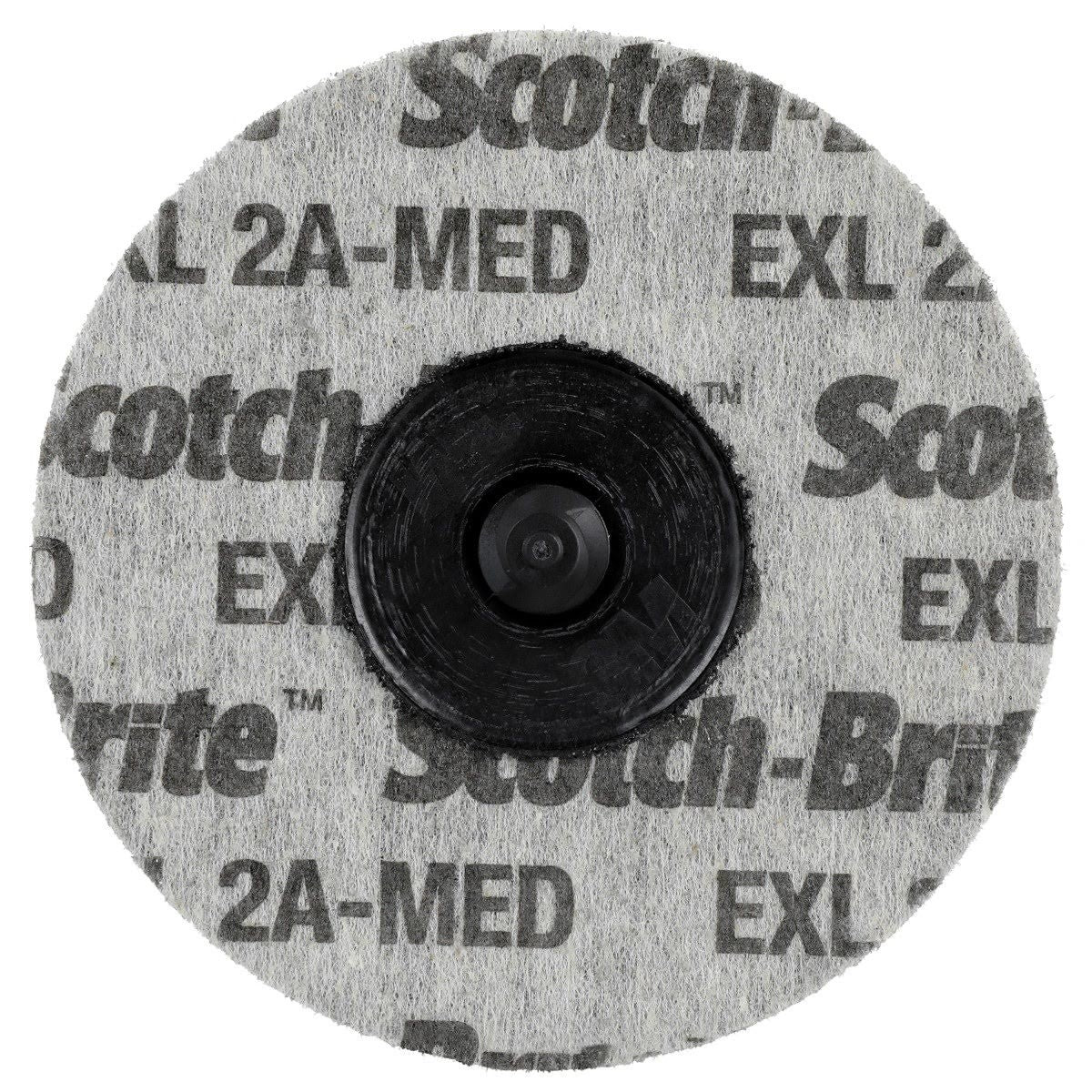 3M XL-UR Scotch-Brite Roloc EXL Unitized Wheel, TR Attachment, Aluminum Oxide, 2 in, 2A Medium, Gray (7100000860) (15 Pack)
