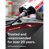3M 38315 Panel Bonding Adhesive, Two-Part Epoxy, Black, 50 mL Cartridge, Bonds Steel, Aluminum, SMC, FRP (7100001224)  - (6Pack) - 7