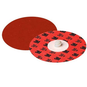 3M 984F Cubitron II Roloc Durable Edge Disc, TR, Precision Shaped Ceramic 36plus Grit, YF Weight, Maroon, 2 in, Die R200P (7100001474) (200 Pack)