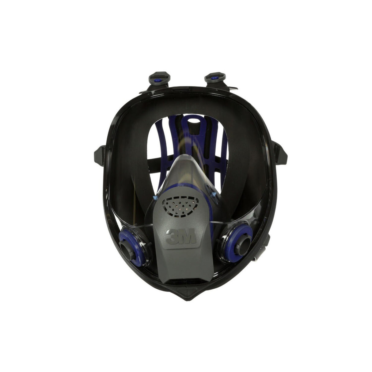 3M 89424 Ultimate FX Full Facepiece Reusable Respirator, Six-Strap Harness, Cool Flow Valve, Passive Speaking Diaphragm, Large, Black (FF-403) (7100001847)  - (4Pack) - 3