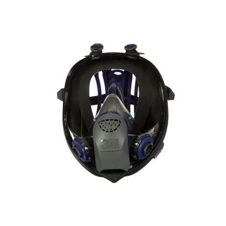 3M 89424 Ultimate FX Full Facepiece Reusable Respirator, Six-Strap Harness, Cool Flow Valve, Passive Speaking Diaphragm, Large, Black (FF-403) (7100001847)  - (4Pack) - 3