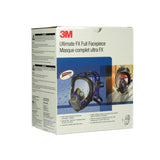 3M 89424 FF-403 Ultimate FX Full Facepiece Reusable Respirator, Six-Strap Harness, Cool Flow Valve, Passive Speaking Diaphragm, Large, Black (7100001847) - 9