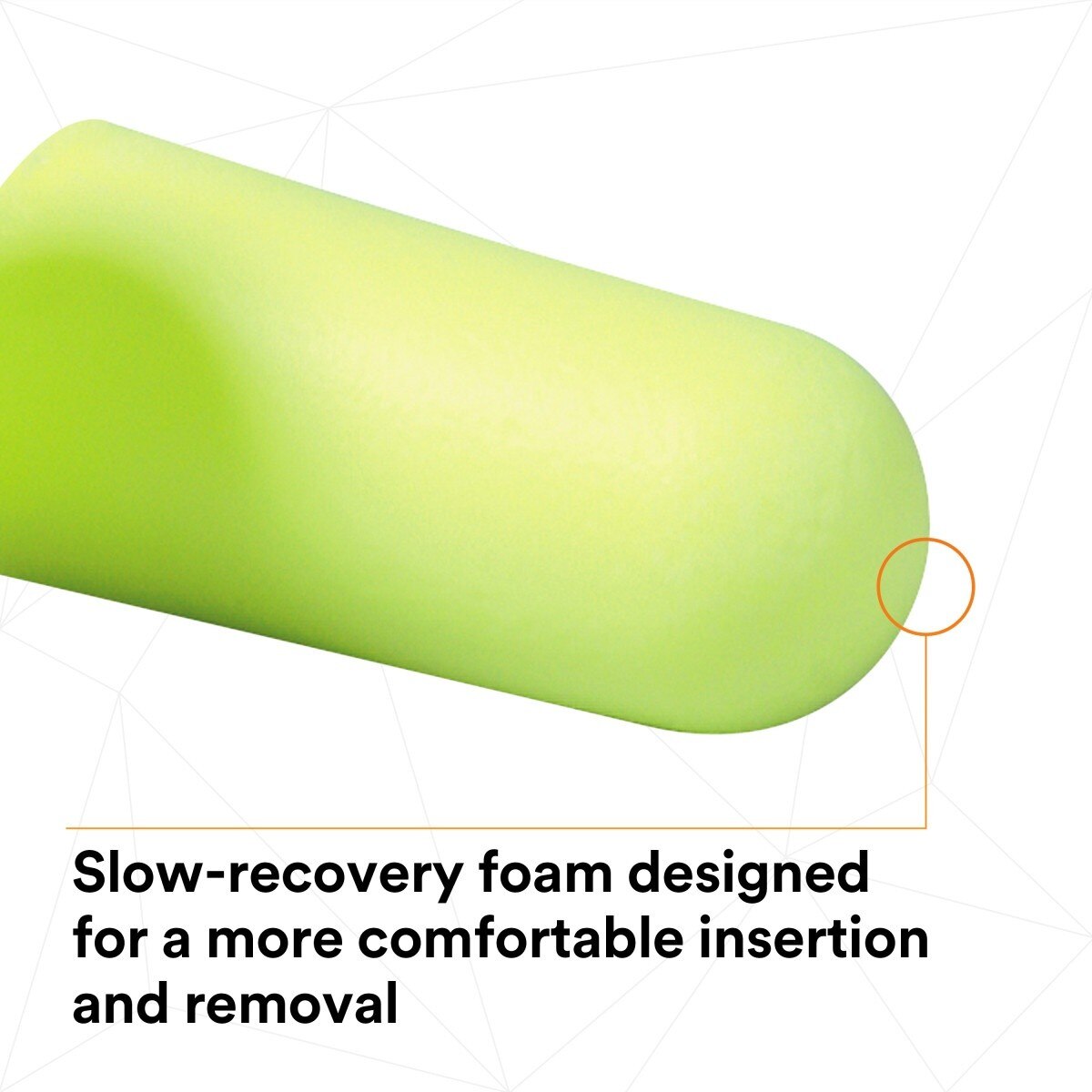 3M 391-1005 E-A-R Yellow Foam Disposable Earplugs Refill Bottle, Uncorded, NRR 33 dB, Large (7100001858) (1600 Pack) - 3