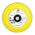 3M 02700 Hookit Disc Pad Back-up Pad Hook and Loop Yellow 3 in x 1/2 in 5/16-24 External (7100001985)  - (5Pack)