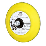 3M 02700 Hookit Disc Pad Back-up Pad Hook and Loop Yellow 3 in x 1/2 in 5/16-24 External (7100001985)  - (5Pack) - 3