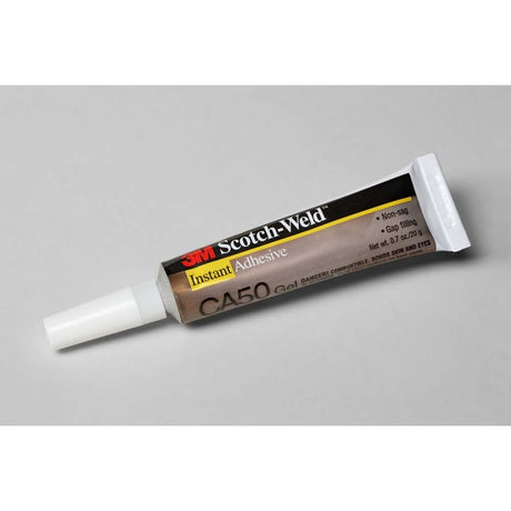 3M CA50 Scotch-Weld Instant Adhesive Gel, Clear, Tube (7100002517)  - (12Pack)