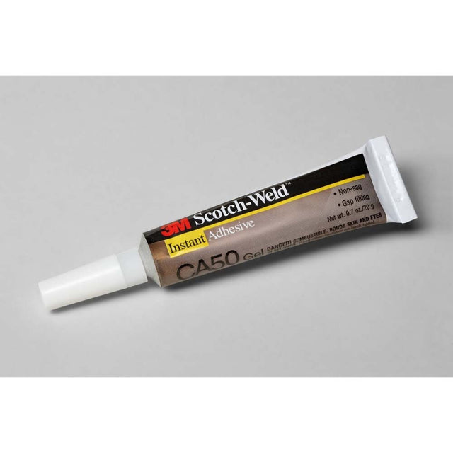 3M CA50 Scotch-Weld Instant Adhesive Gel, Clear, Tube (7100002517)  - (12Pack)