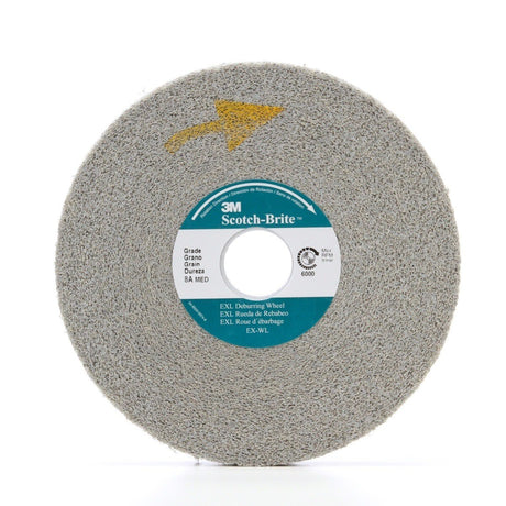 3M XL-WL Scotch-Brite EXL Deburring Convolute Wheel, 8S Fine, 8 in x 1 in x 3 in (7100002691) (3 Pack)