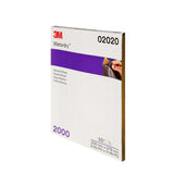 3M 401Q 02020 Wetordry Abrasive Sheet, 2000 Grit, Black, 9 in x 11 in (7100003690) (250 Pack) - 4