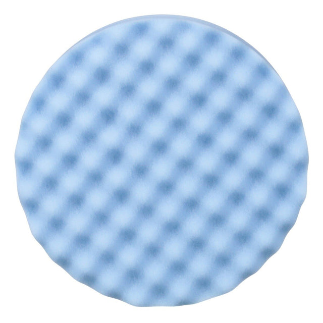 3M Perfect It Hookit Ultrafine Foam Polishing Pad, Waffle Face, Blue, 8 in (05733) (7100003841)  - (6Pack)