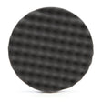 3M 05738 Hookit Foam Polishing Pad, Single Sided, Black, Waffle Face, Hook and Loop, 8 in (7100003842)  - (6Pack)