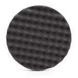 3M 05738 Hookit Foam Polishing Pad, Single Sided, Black, Waffle Face, Hook and Loop, 8 in (7100003842)  - (6Pack)