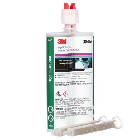 3M Rigid Pillar Foam, Two-Part Urethane Closed-Cell Expanding, 200 mL Cartridge (08458) (7100004037)  - (6Pack) - 2