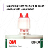 3M Rigid Pillar Foam, Two-Part Urethane Closed-Cell Expanding, 200 mL Cartridge (08458) (7100004037)  - (6Pack) - 5