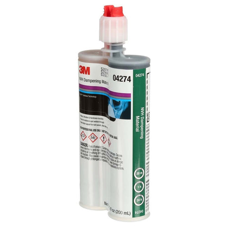 3M 04274 NVH Dampening Material , Flexible, Non-Shrink, Non-Solvent, 200 mL Cartridge (7100004038)