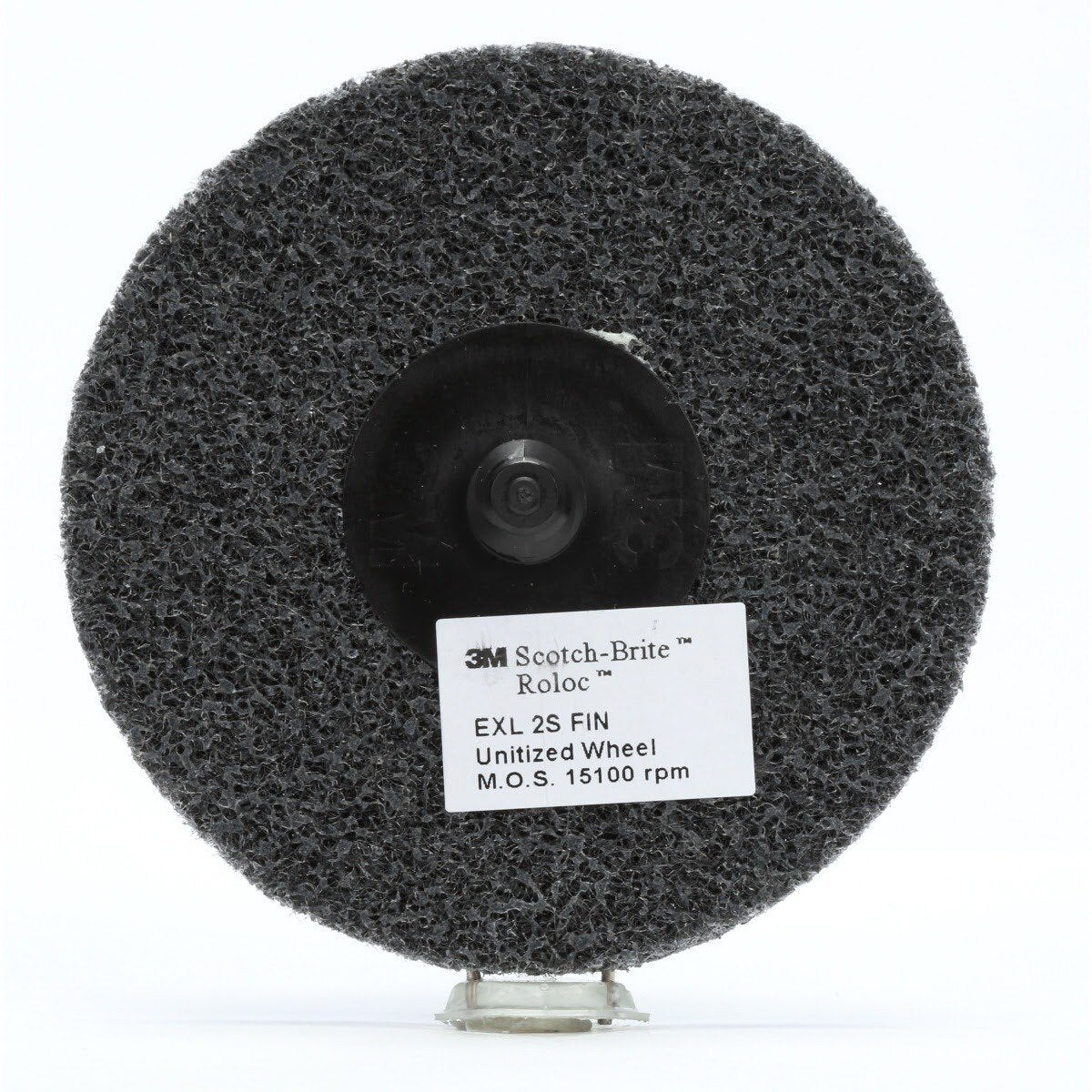 3M XL-UR Scotch-Brite Roloc EXL Unitized Wheel, 2S Fine, TR, 3 in (7100005209) (40 Pack)