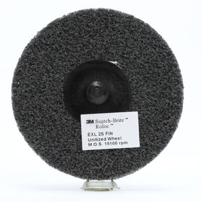 3M XL-UR Scotch-Brite Roloc EXL Unitized Wheel, 2S Fine, TR, 3 in (7100005209) (40 Pack)