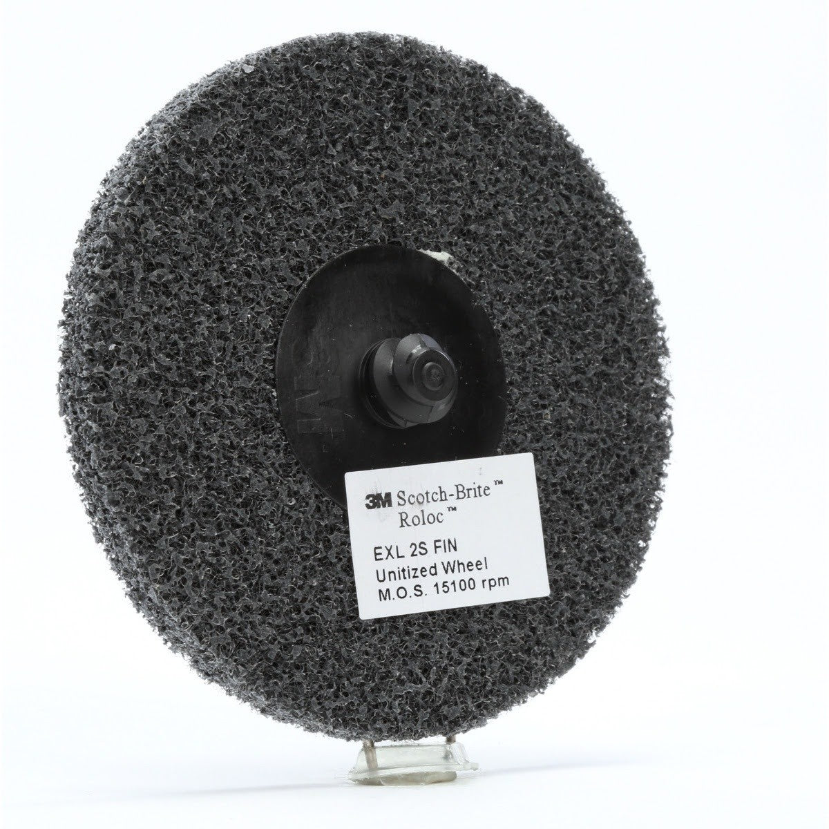 3M XL-UR Scotch-Brite Roloc EXL Unitized Wheel, 2S Fine, TR, 3 in (7100005209) (40 Pack) - 2