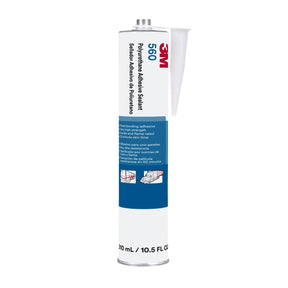 3M 560 Polyurethane Adhesive Sealant, Black, 10.5 oz Cartridge (41597) (7100005901)  - (12Pack)