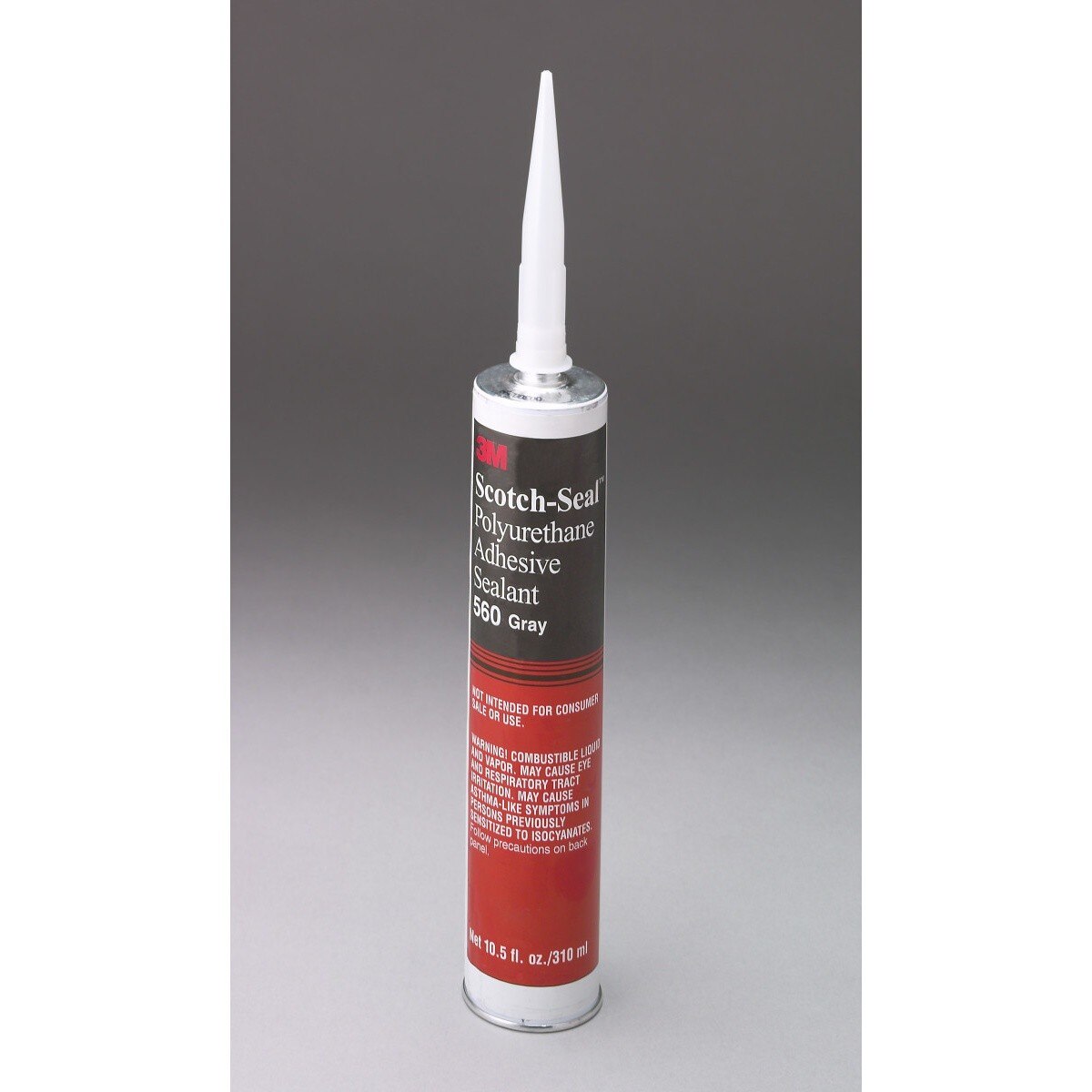 3M 560 Polyurethane Adhesive Sealant, Black, 10.5 oz Cartridge (41597) (7100005901)  - (12Pack) - 9