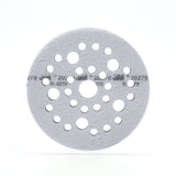 3M 20278 Hookit Soft Interface Disc Pad, Multihole, Hook and Loop, Soft Foam, Black, 5 in x 1/2 in x 3/4 in (7100006170) (10 Pack)