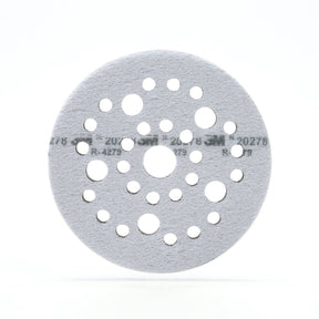 3M 20278 Hookit Soft Interface Disc Pad, Multihole, Hook and Loop, Soft Foam, Black, 5 in x 1/2 in x 3/4 in (7100006170) (10 Pack)