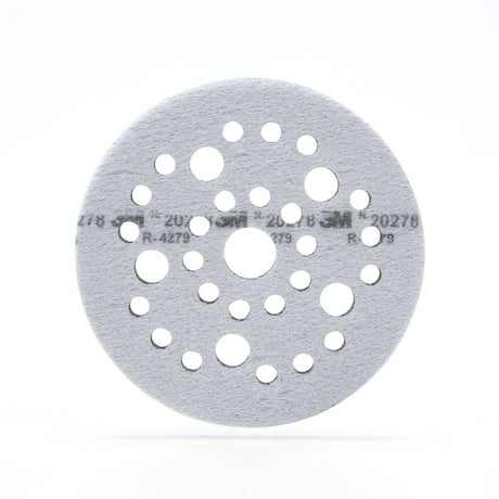 3M 20278 Hookit Soft Interface Disc Pad, Multihole, Hook and Loop, Soft Foam, Black, 5 in x 1/2 in x 3/4 in (7100006170) (10 Pack)