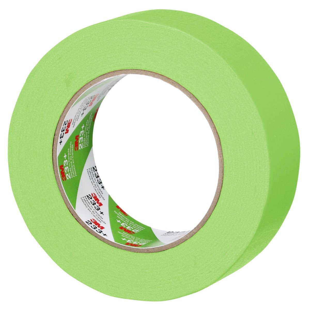 3M 233+ 26338 Scotch Performance Green Masking Tape, Crepe Paper, Rubber Adhesive, Green, 36 mm x 55 m (7100007214) (16 Pack) - 2