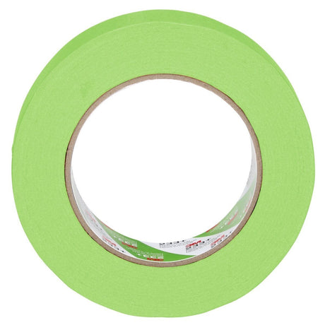 3M 233+ 26338 Scotch Performance Green Masking Tape, Crepe Paper, Rubber Adhesive, Green, 36 mm x 55 m (7100007214) (16 Pack) - 3