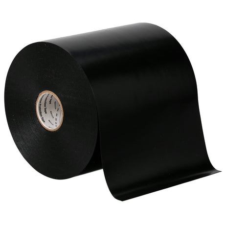 3M Scotchrap Vinyl Corrosion Protection Tape 51, 6 in x 100 ft, Unprinted, Black (7100007740) (4 Pack) - 3