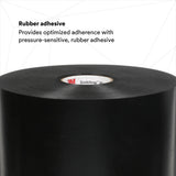 3M Scotchrap Vinyl Corrosion Protection Tape 51, 6 in x 100 ft, Unprinted, Black (7100007740) (4 Pack) - 5