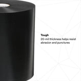 3M Scotchrap Vinyl Corrosion Protection Tape 51, 6 in x 100 ft, Unprinted, Black (7100007740) (4 Pack) - 6