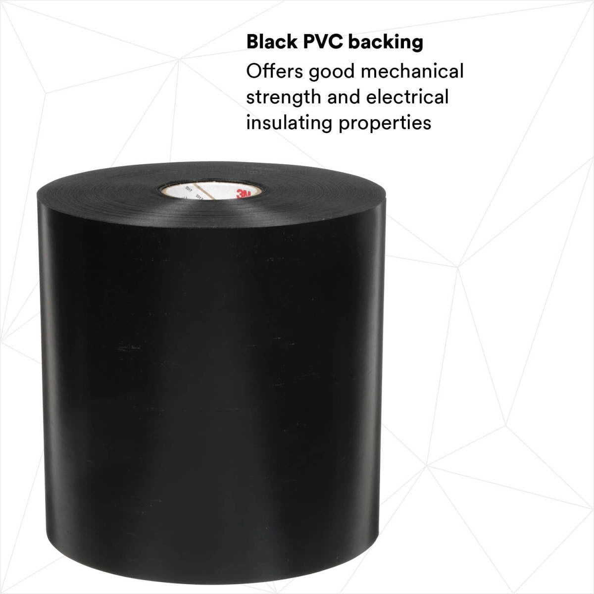 3M Scotchrap Vinyl Corrosion Protection Tape 51, 6 in x 100 ft, Unprinted, Black (7100007740) (4 Pack) - 7