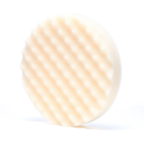 3M Perfect-It Hookit Foam Compounding Pad, Hook and Loop, Waffle, White, 8 in (05737) (7100008771)  - (6Pack) - 2