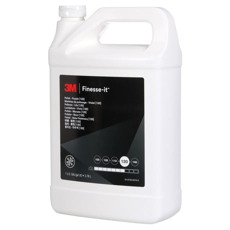3M 120 51056 Finesse-it Polish Standard Series Purple 1 US Gallon Bottle (7100009019)  - (4Pack) - 3
